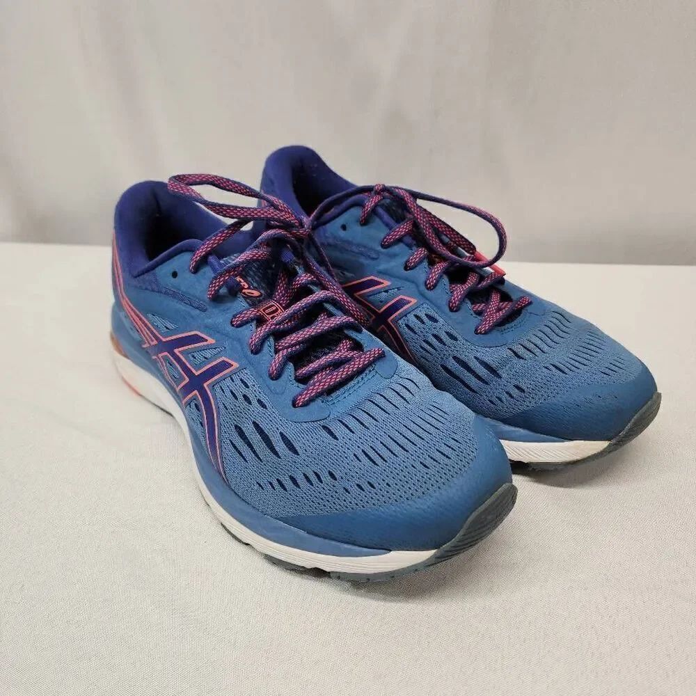ASICS Gel Cumulus 20 Azure Blue print 1012A008-401 Running Shoes Size 9.5 Women'